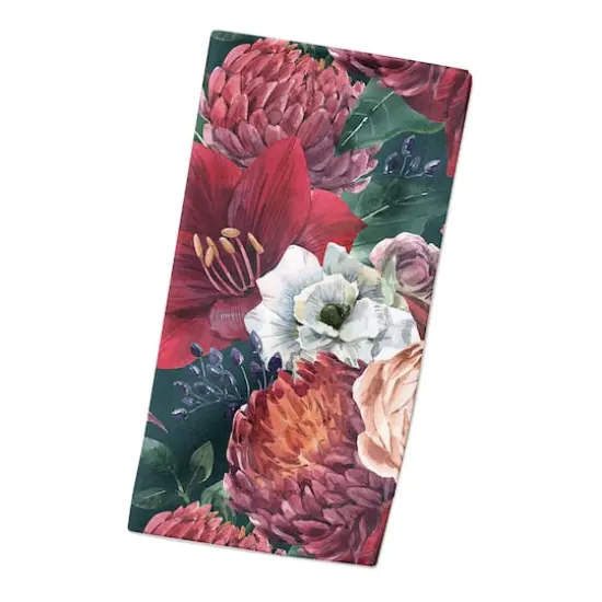 Jewel Bouquets 10" x 10" Cotton Twill Napkin {3}