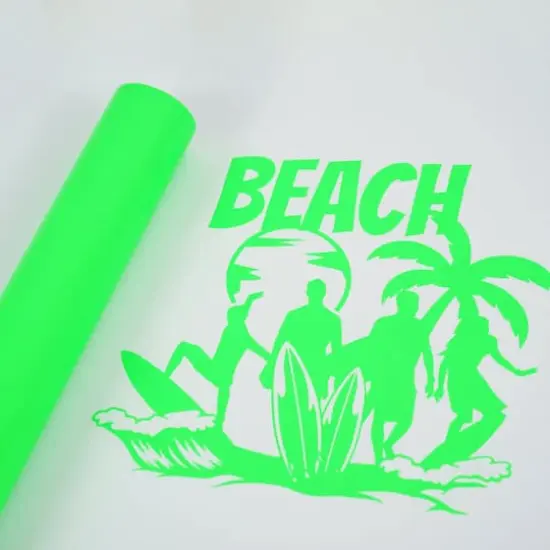 Glow-in-the-Dark Heat Transfer Vinyl by Make Market&reg; Atomic Green {4}