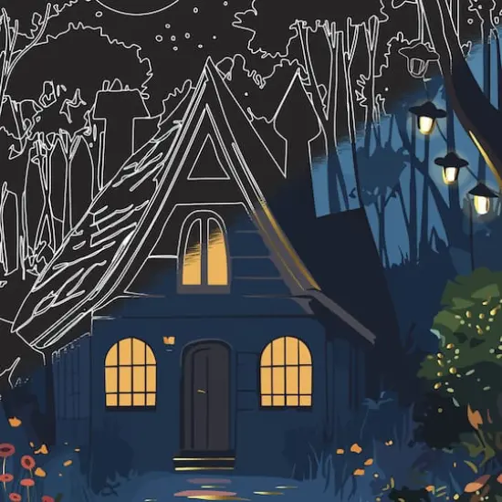 Brea Reese&trade; 9" x 12" Magical Forest Scratch Art Paper Pad {5}