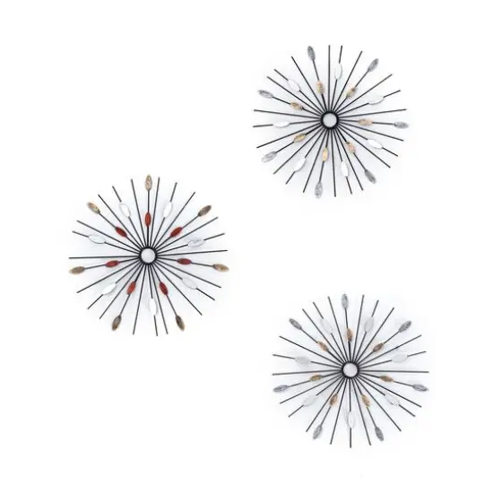Habitat Decor Starburst Metal Wall Art Set {1}