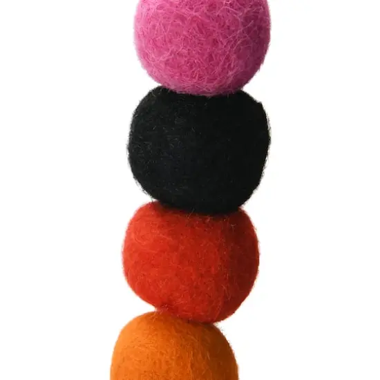 Hello Honey&reg; 6ft. Multicolor Wool Felt Ball Garland {3}