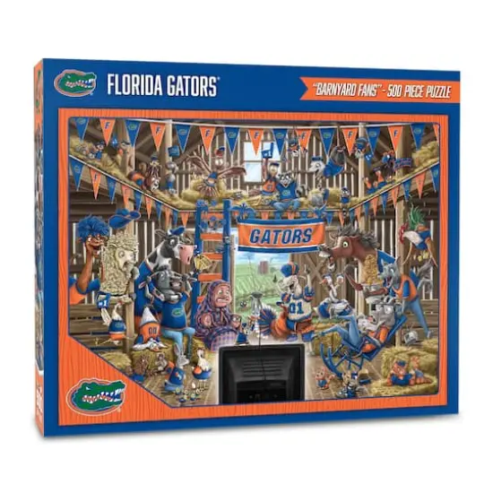 College Barnyard Fans 500 Piece Puzzle Florida Gators {1}