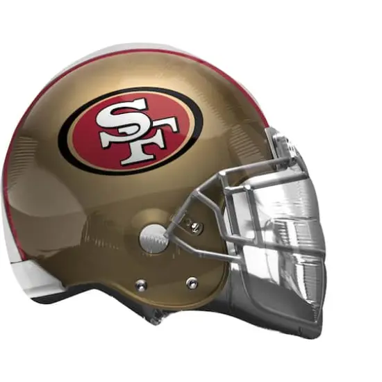 21" San Francisco 49ers Helmet Foil Balloon {1}