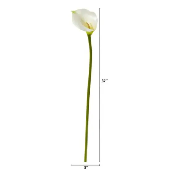 White Calla Lily Flower Stems, 6ct. {3}