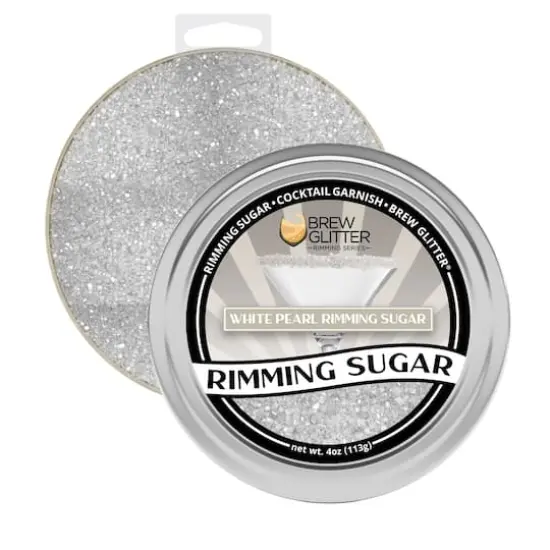 Bakell&reg; Brew Glitter Rimming Sugar White {4}