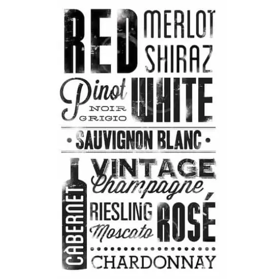 RoomMates Wine Lovers Peel & Stick Wall Decals {1}