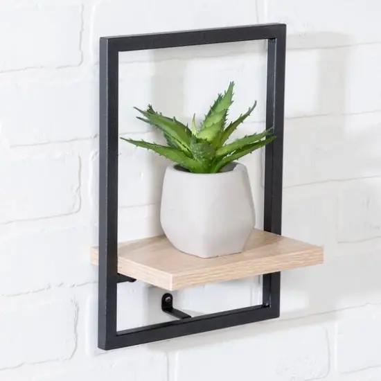 Honey Can Do 11" Vertical Floating Wall Shelf {3}