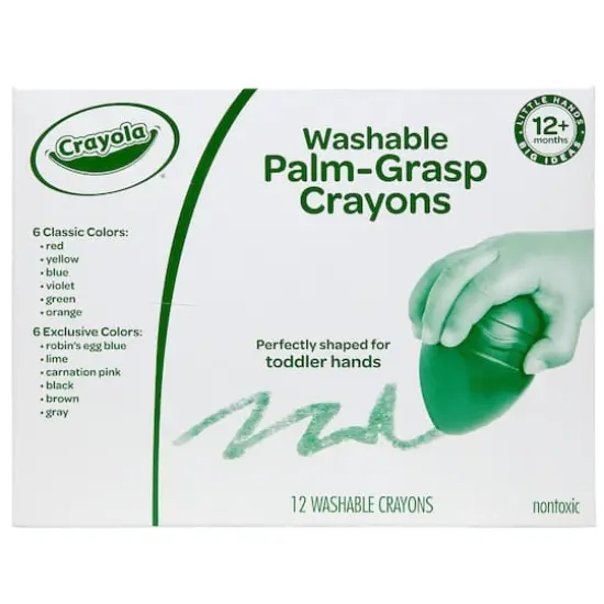 Crayola&reg; Washable Palm-Grasp Crayons, 12ct. {3}