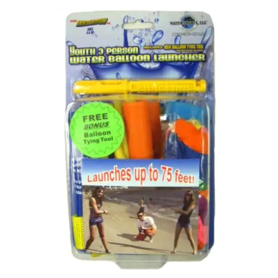 Water Sports Youth Water Balloon Fun 3 Person Balloon Launcher {1}
