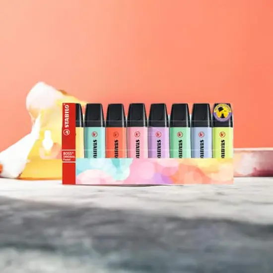 Stabilo&reg; Boss&reg; 8 Color Original Highlighter Set, Pastel {1}