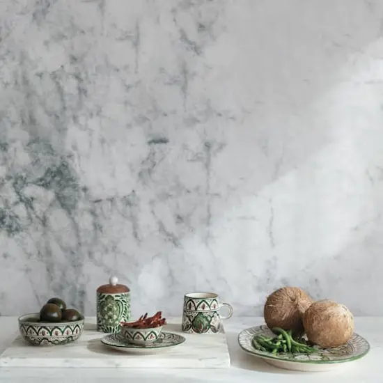 Hello Honey&reg; 16.5" Garden Tapestry Stoneware Platter {4}