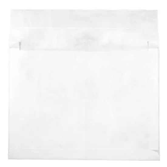 JAM Paper White Tyvek&reg; Expandable Peel & Seal Closure Booklet Envelopes, 100ct. {2}