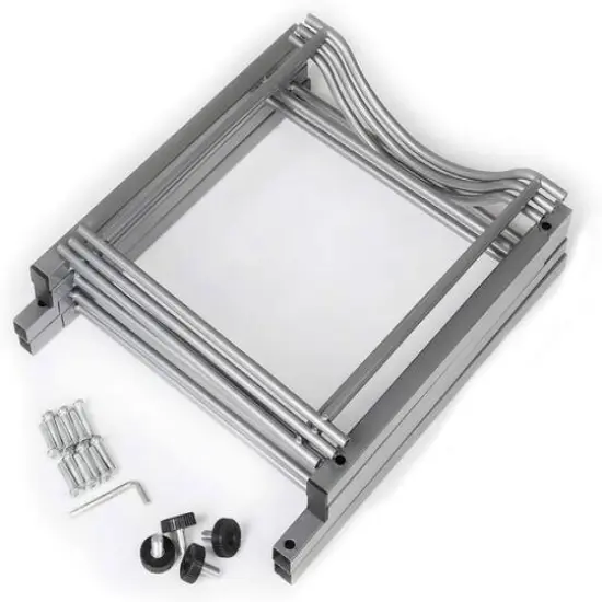 NEX&trade; 3-Tier 5-Gallon Water Bottle Storage Rack Silver {6}