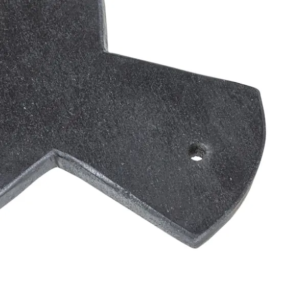 Hello Honey&reg; 15" Black Modern Marble Cutting or Charcuterie Board with Handle {4}