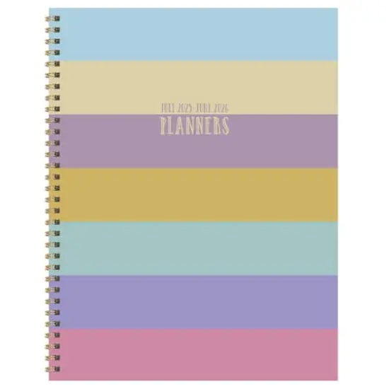 TF Publishing 2025-2026 Striped Down Large Weekly/Monthly Planner {1}