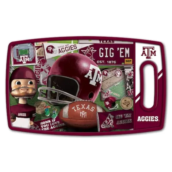College Retro Series Cutting BoardTexas A&M Aggies {1}