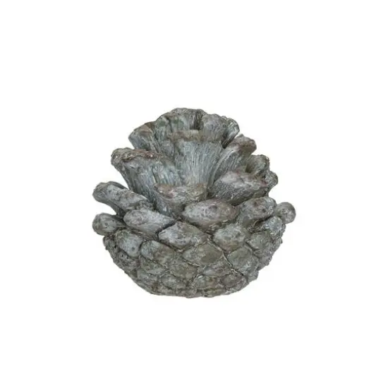 Hello Honey&reg; 6.25" Round Verdigris Finish Pinecone Finial {1}