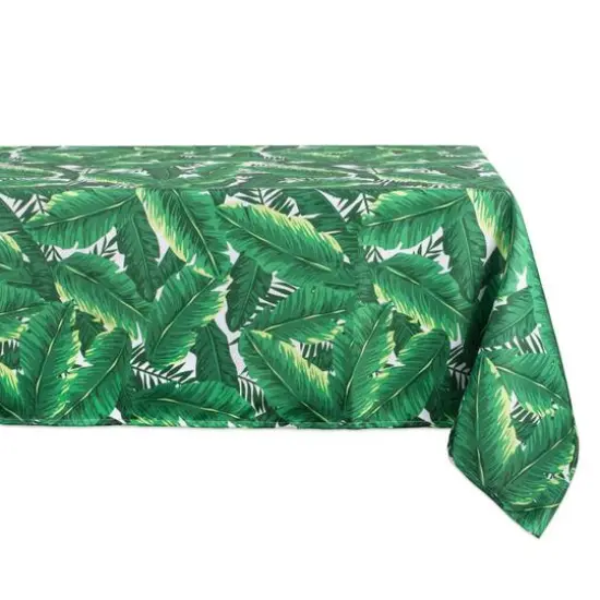DII&reg; 120" Banana Leaf Outdoor Tablecloth {1}