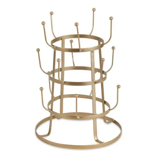 DII&reg; Vintage Coffee Mug Stand Matte Bronze {1}