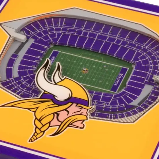 3D StadiumView Coasters Minnesota Vikings {5}
