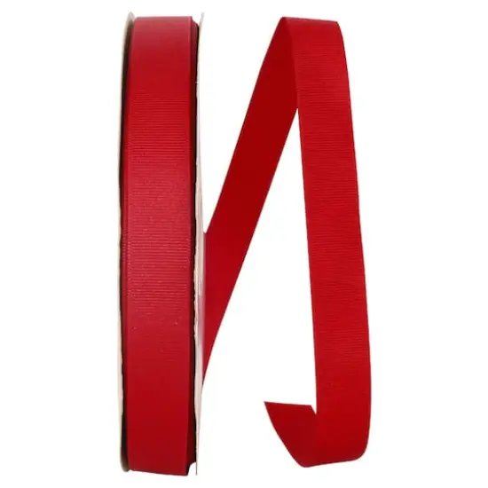 JAM Paper 7/8" Grosgrain Texture Ribbon Cranberry {1}
