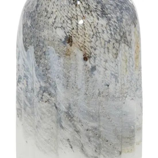 Gray Contemporary Glass Vase Set {4}