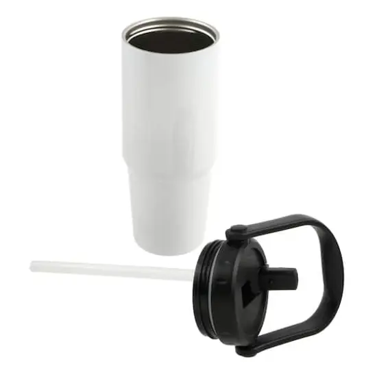 30oz. Stainless Steel Sublimation Travel Tumbler by Make Market® {3}