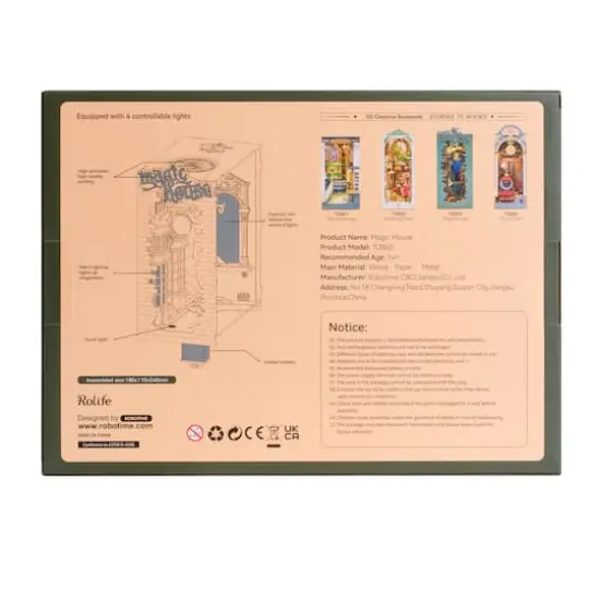 Rolife&reg; Magic House DIY Book Nook Shelf Insert Kit {7}