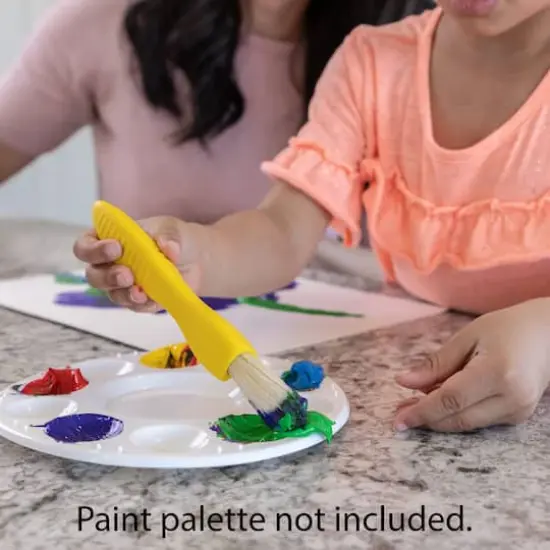 Ready2Learn&trade; Triangle Grip Paint Brushes, 2 Packs of 6 {5}