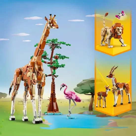 LEGO&reg; Creator Wild Safari Animals 3in1 Set 31150 {5}