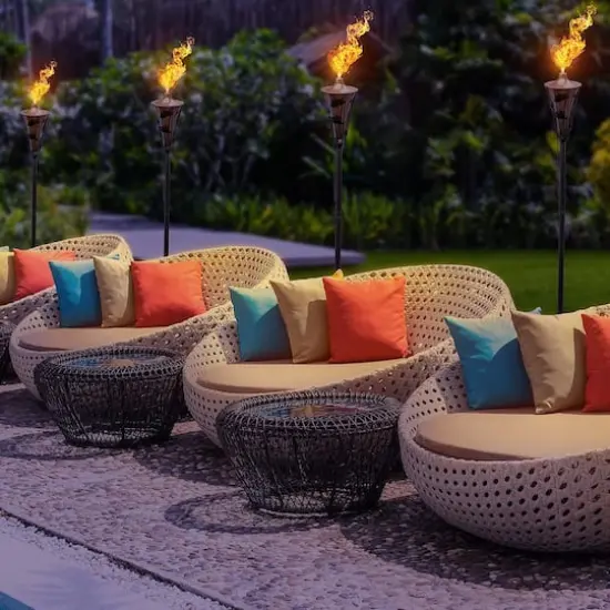 Sorbus 60" Matney Copper Outdoor Torches, 2ct. {3}