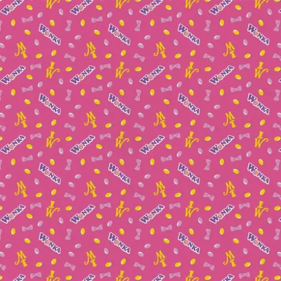 Willy Wonka Pink Jelly Beans Precut Cotton Fabric {1}