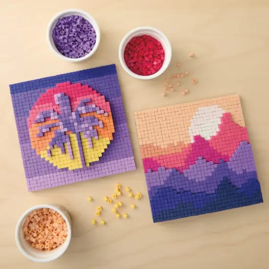 Sunset Pixelated Brick Art Kit by Make Market&reg; {1}