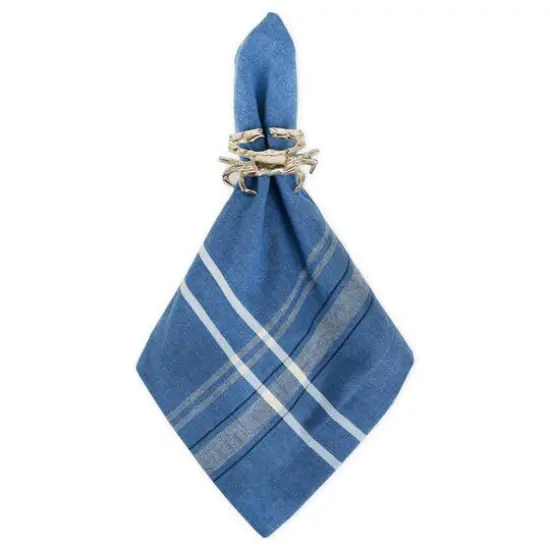 DII&reg; French Chambray Dinner Napkins, 6ct. Blue Chambray {8}