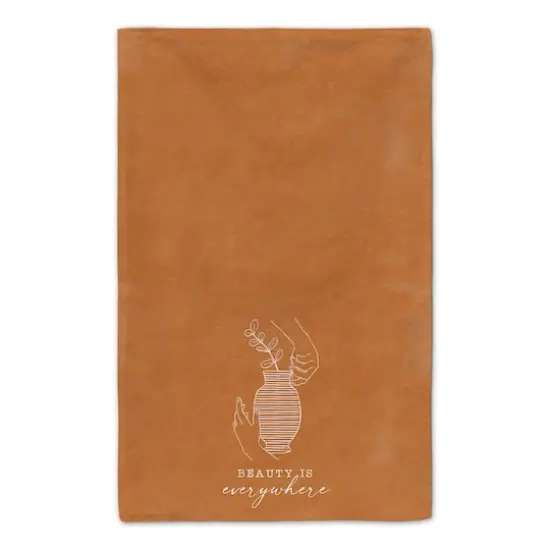 Orange Vase Beauty is Everywhere Towel Set {5}