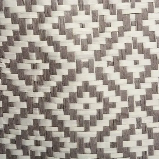 DII&reg; Large Round Geo Diamond Paper Bin Gray {6}