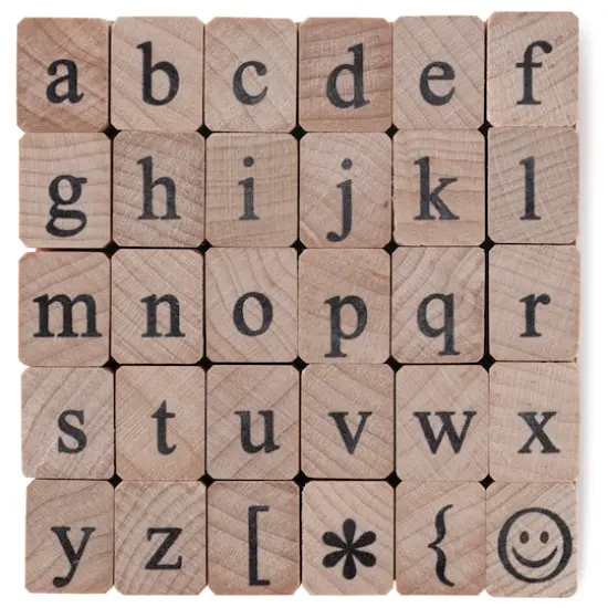 Medium Lowercase Alphabet Wood Stamp Set by Recollections™ {1}