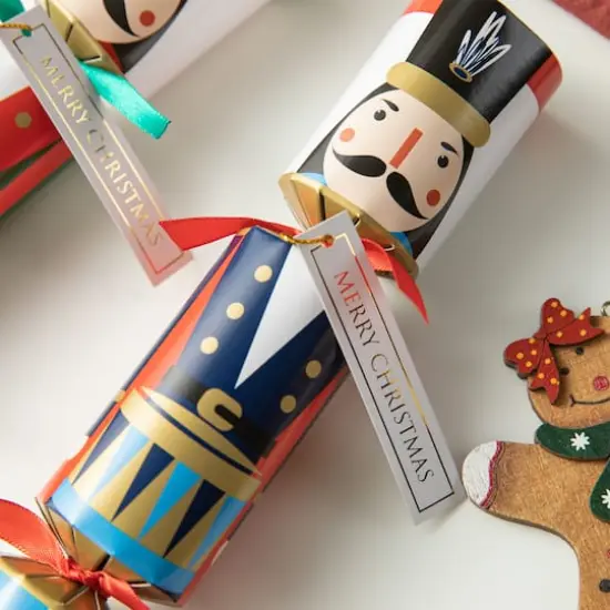 Glitzhome&reg; 10" Christmas Nutcracker Party Cracker with Gift Contents, 8ct. {6}