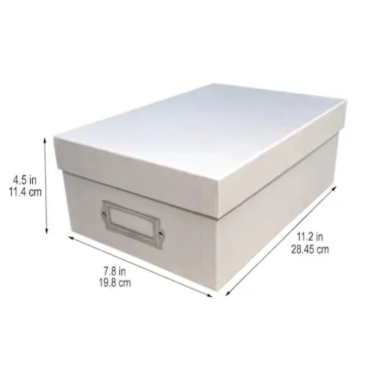 White Memory Box by Simply Tidy&trade; {6}