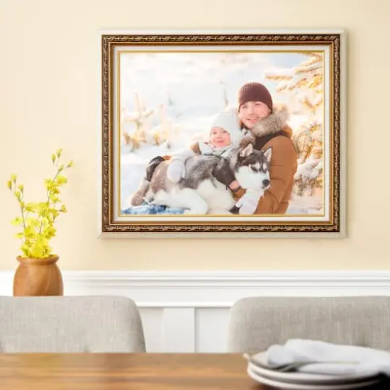 16" x 20" White Crackle Open Back Frame by Studio D&eacute;cor&reg; {3}