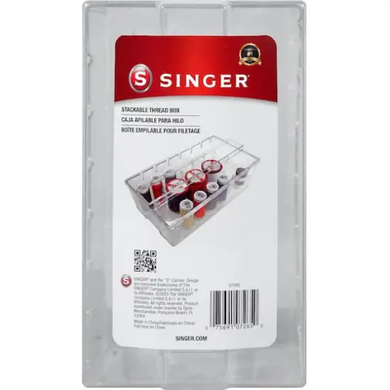 SINGER&reg; Clear Plastic Thread Box {1}