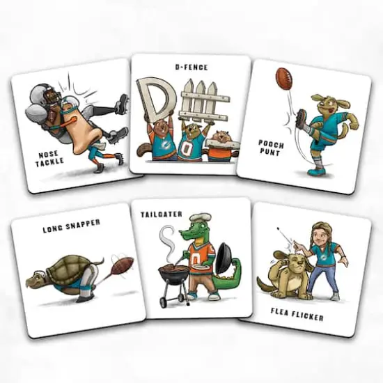 NFL Memory Match Game Miami Dolphins {5}