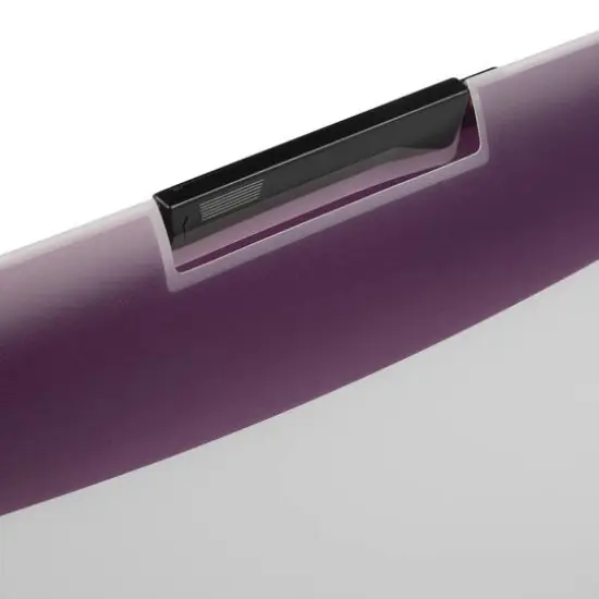 JAM Paper 9" x 12" Purple Plastic Report Cover with Swing Lock Clip, 20ct. {5}