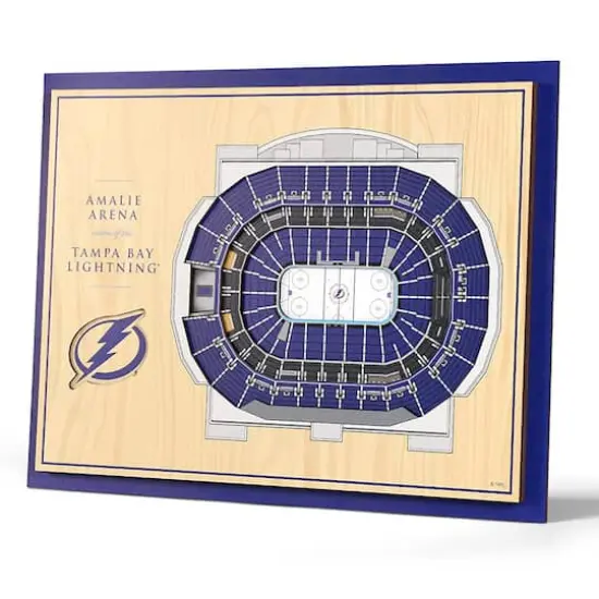 NHL 5-Layer StadiumView Wall Art Tampa Bay Lightning {1}