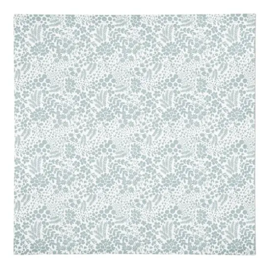 Dainty Floral Cotton Twill Napkin Blue {1}