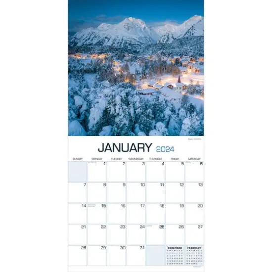 TF Publishing 2024 Europe Wall Calendar {4}