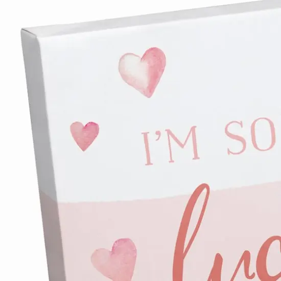 Lucky IFound You 11" x 14" Canvas Wall Art {4}