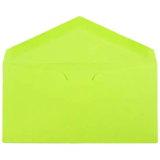 JAM Paper 3.875" x 7.5" Brite Hue Monarch Envelopes, 50ct. Ultra Lime Green {4}