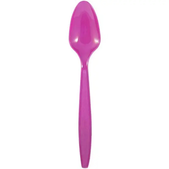 JAM Paper Plastic Spoons, 100ct. Pink {1}