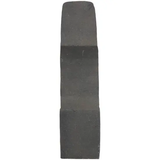 31" Black Tall Distressed Totem Face Sculpture {8}